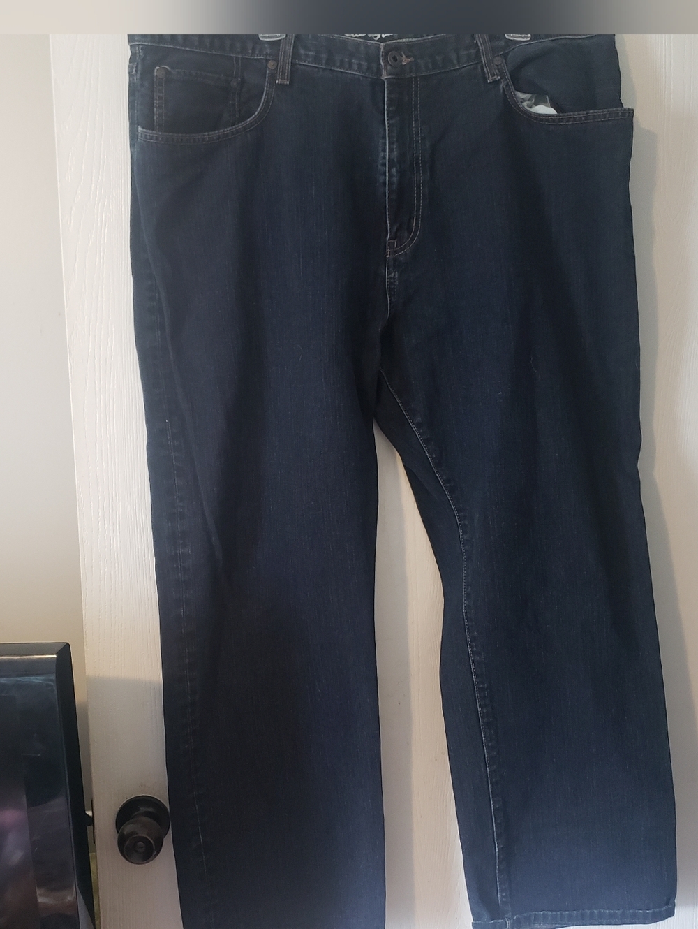 Eddie Bauer Men's Dark Blue Jeans Size 42×34